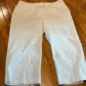 Zac & Rachel White Cropped Pants